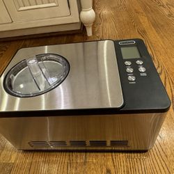 Whynter ICM-200LS Automatic Ice Cream Maker 2.1 Quart Capacity with Built-in Compressor, No Pre-Freezing, LCD Digital Display, Timer, Stainless Steel
