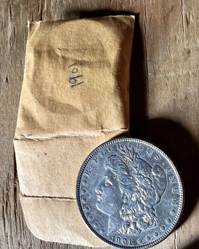 1901 MORGAN SILVER DOLLAR $1 RARE DATE ANTIQUE COLLECTIBLE COIN