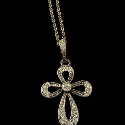 Premier Designs Cross Pendant Necklace 