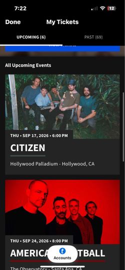 Citizen ticket September 17th