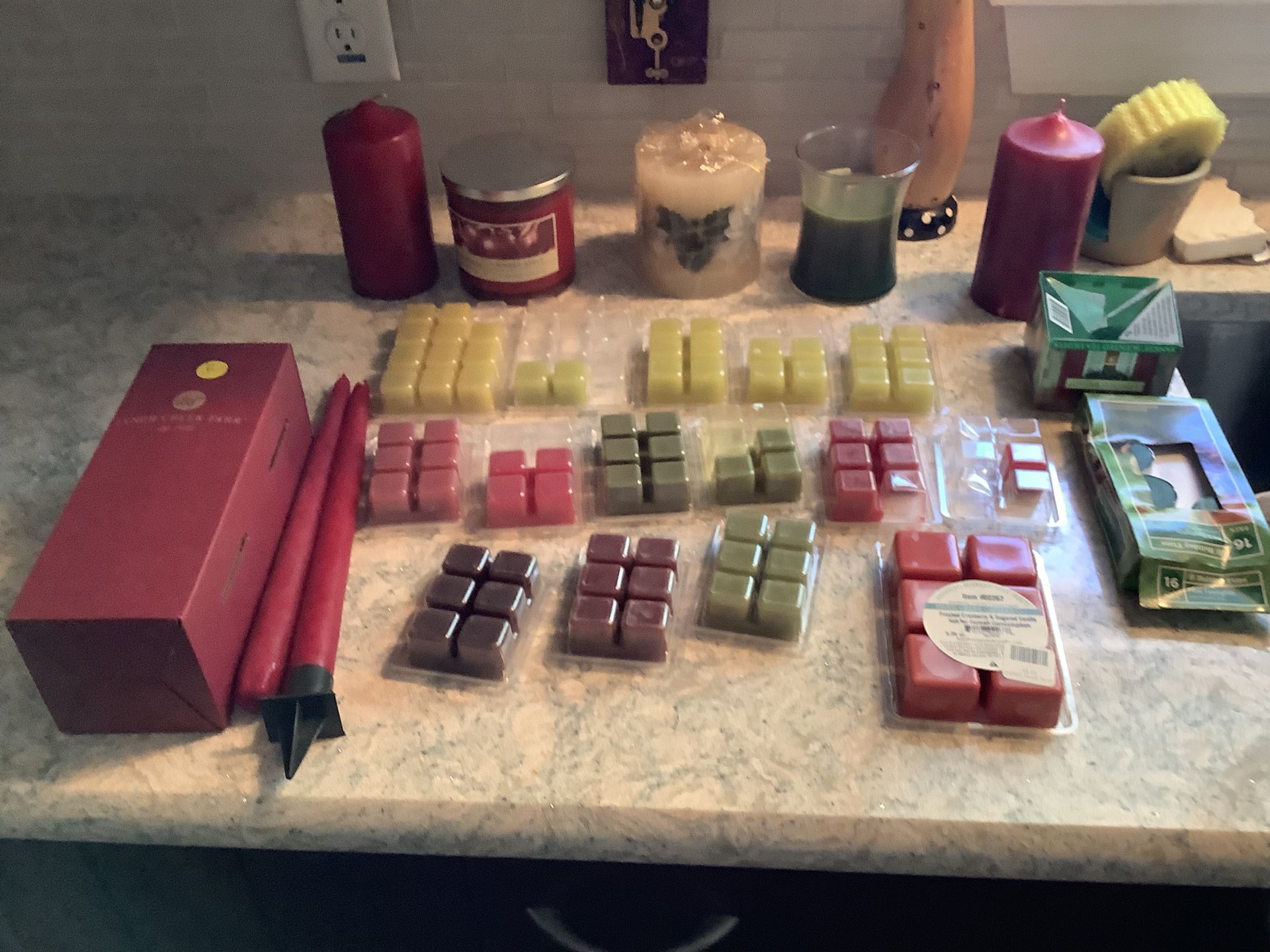 Assortment of Candles and Scents