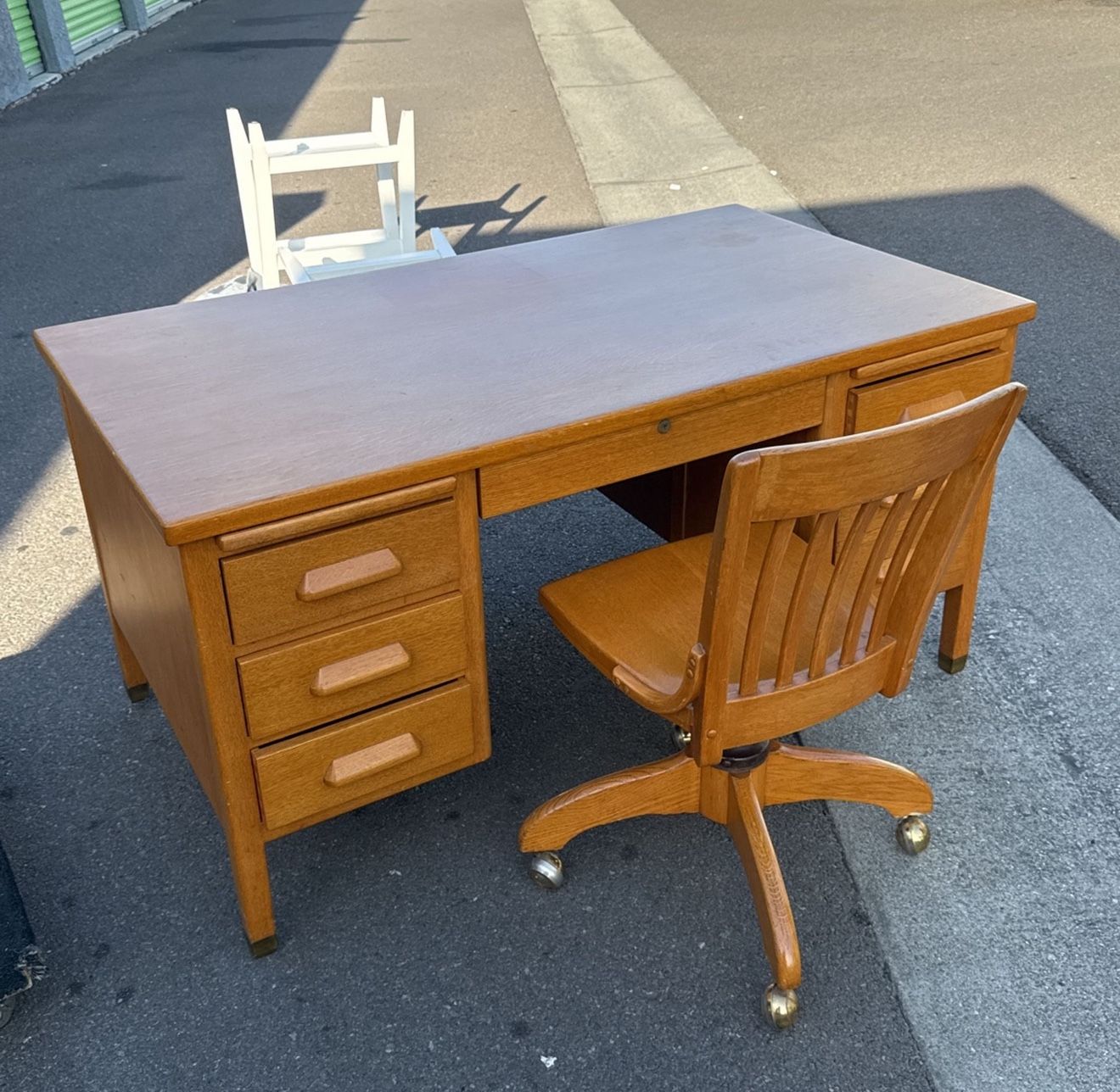 Desk And Chair Vintage