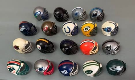 19 VINTAGE Mini NFL Helmets $15 for All 