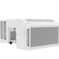 GE Profile ClearView Window Air Conditioner Unit, 8,300 BTU, U-Shaped Adjustable Depth, Energy Efficient Cooling up to 350 sq ft., Ultra Quiet, SMART 