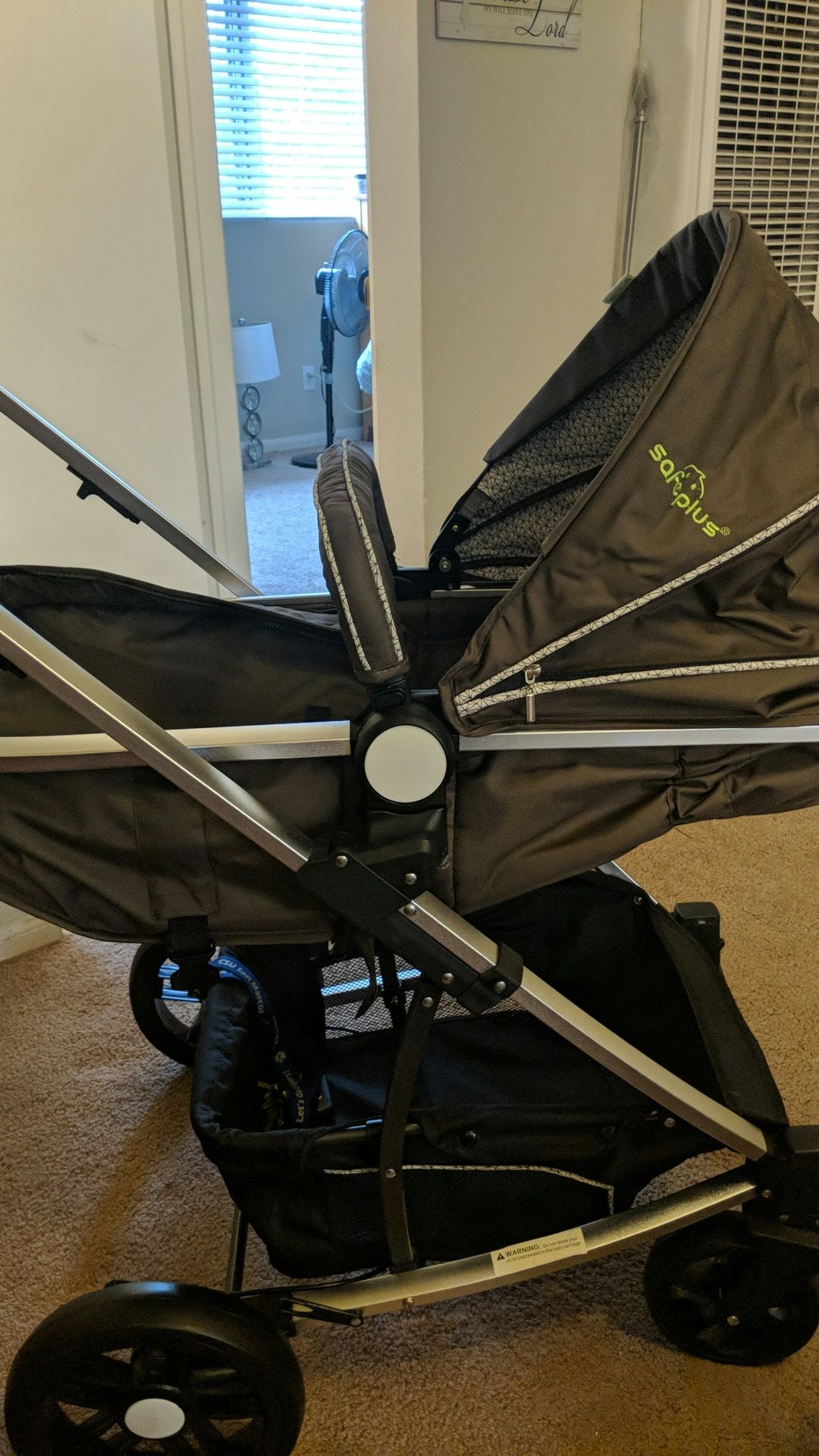 Brand New SafePlus buggy bassinet stroller