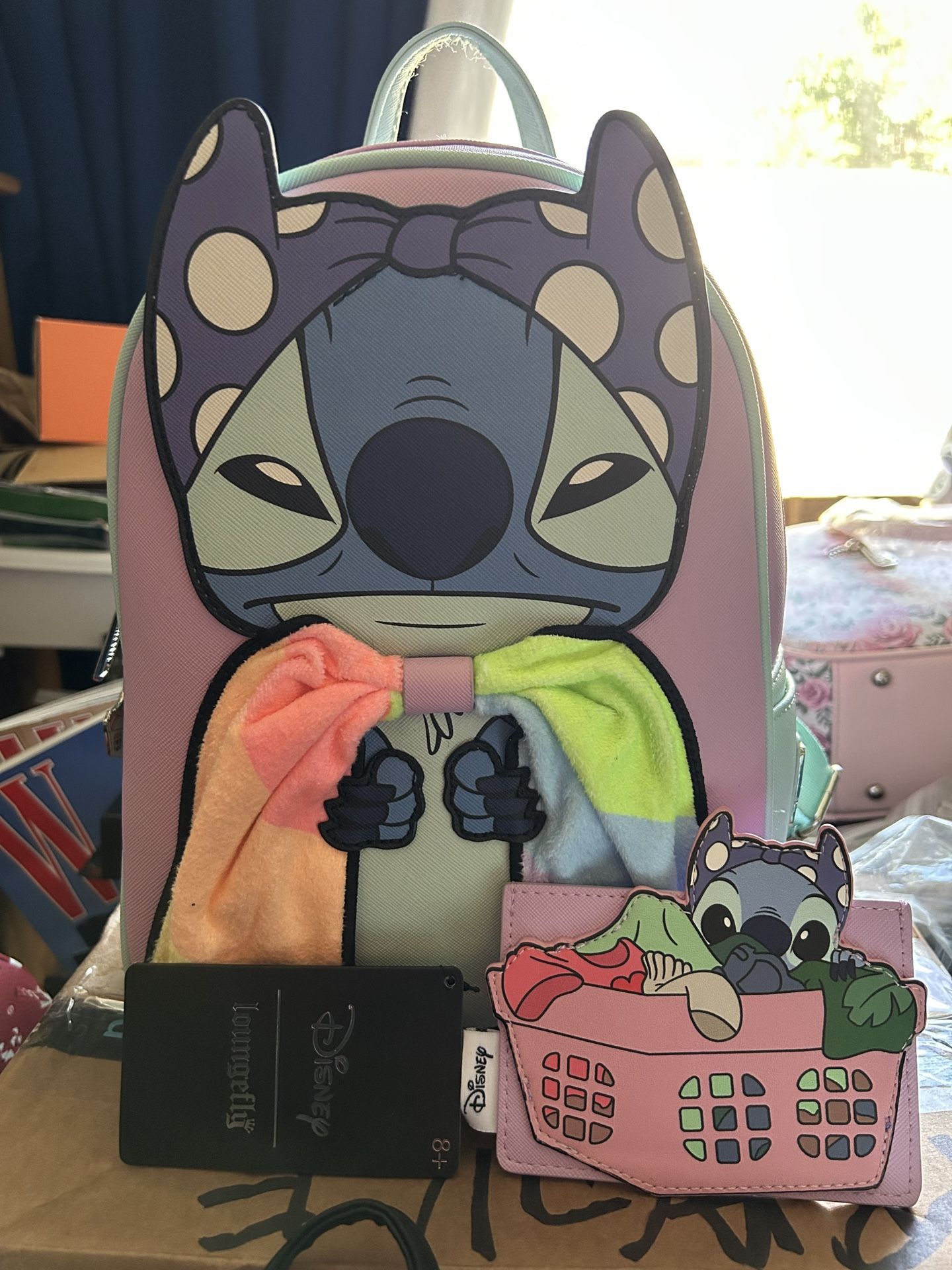 Disney Laundry Stitch Loungefly Set