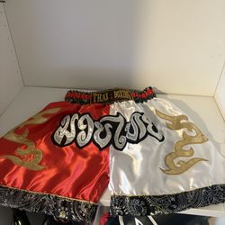 thai boxing shorts small
