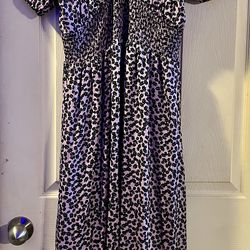 Never Worn, Only Washed Lavender Floral On 34th Dress Size XL