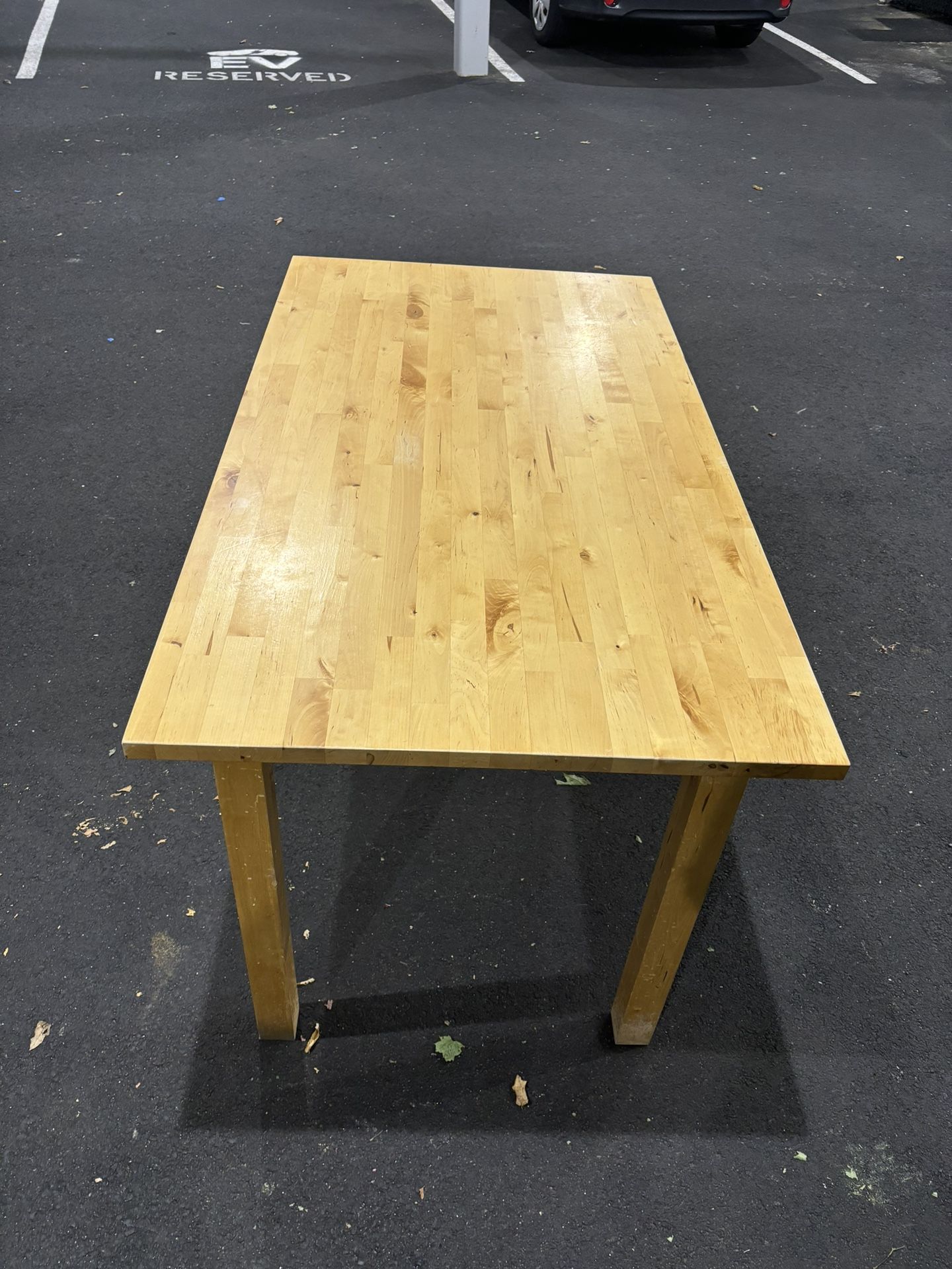 solid wood dining tab L. 53 inch.