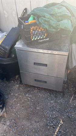 Stainless Steel 2-Drawer under counter refrigerator