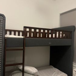 Upholstered Twin Bunk Bed Frame
