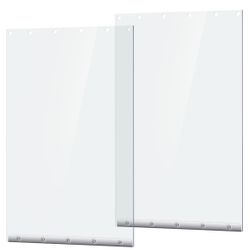 Landical 2pcs Dog Door Replacement Flaps Compatible With Ideal Ruff