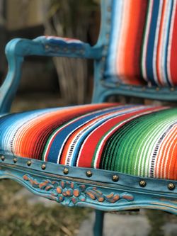 Serape chair best sale