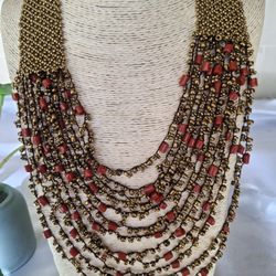 New Handmade Gemstone Necklace, Ecuador 