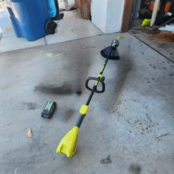 Ryobi 40v Weedeater With 4ah Battery And Charger