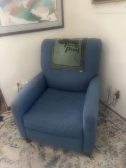 Blue Recliner chair