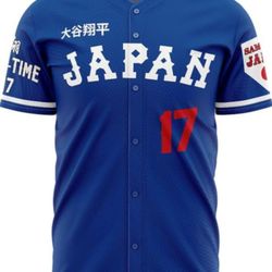 Dodgers Blue Japan Shohei Ohtani Jersey