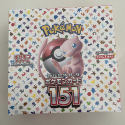 Pokemon 151 Japanese Booster Box SEALED