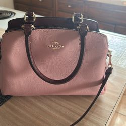 Pink Coach Crossbody 