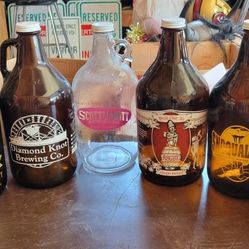 Collection Of Growlers From PNW