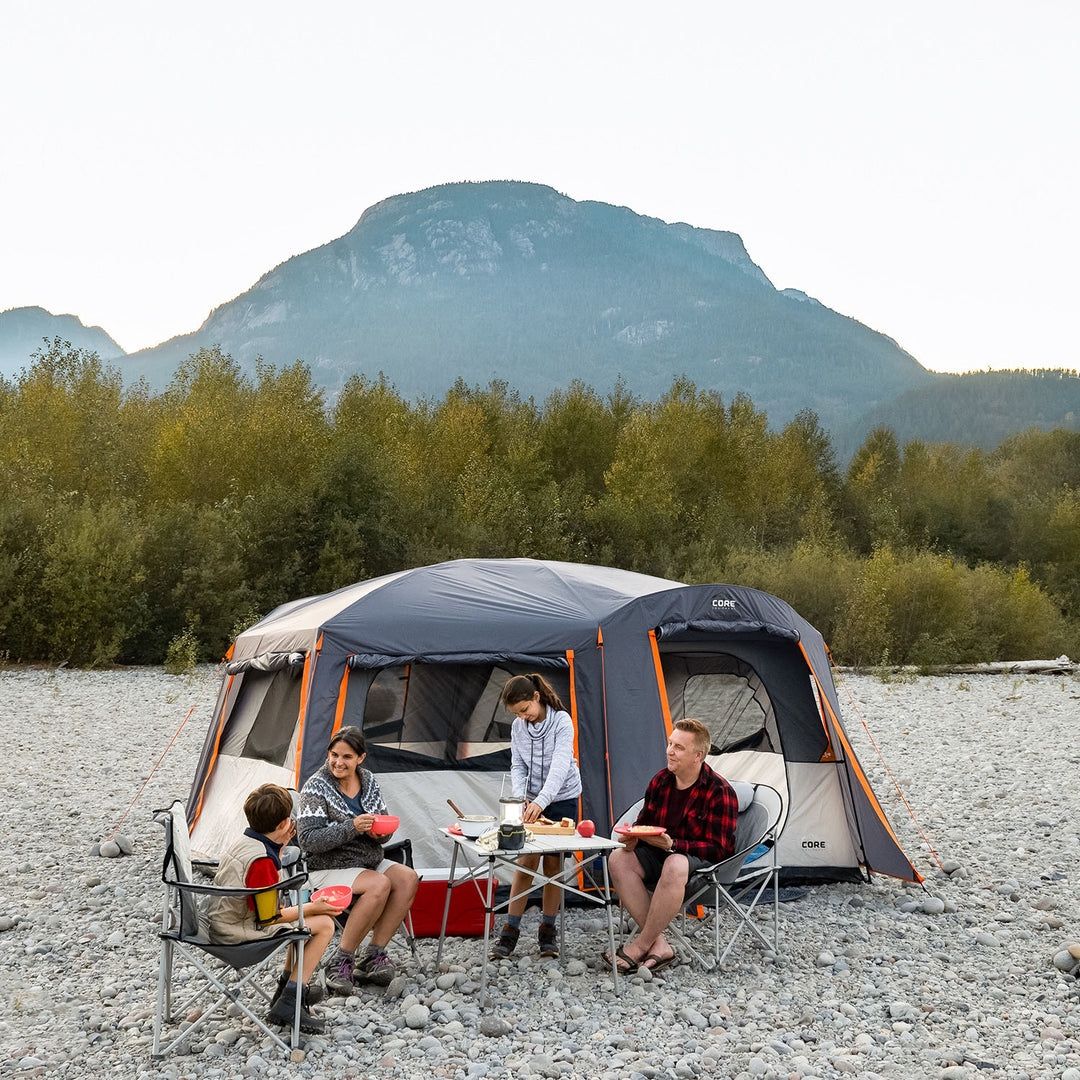 Brand New CORE 11-Person Cabin Tent with Screen Room – 17’ x 12’
