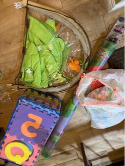 Baby playmats, alphabet nontoxic foam tiles and edges