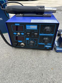 2-in-1 soldering and hot air rework station