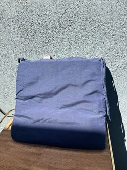 6 Navy Blue Outdoor Chair Cushions