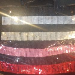 Pretty Victoria's Secret Bag With Colorful Sequins