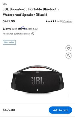 NEW!  JBL Boombox 3