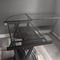 Glass Desk