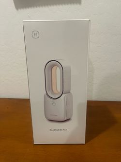 Brand New In Box Inmorven F1 Portable Bladeless Desk Fan / Night Light