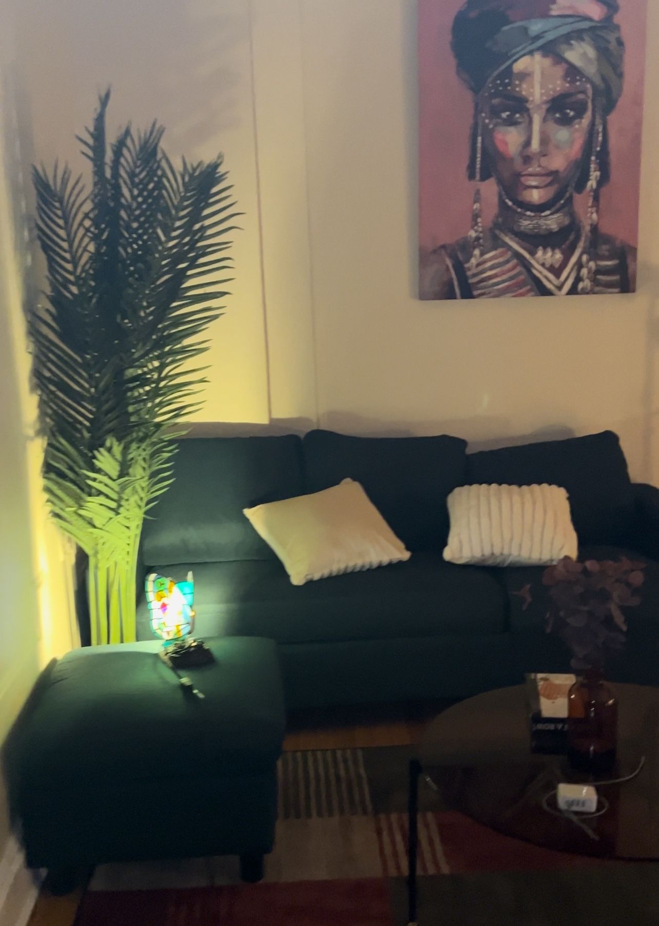 Dark Green Sofa