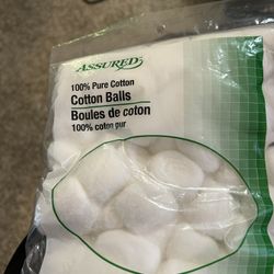Assured Cotton Balls.  New.  Never Been Open.  Option 1.