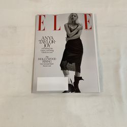EllE Anya Taylor-Joy “On Furiosa, Her Futre, & More” Issue June/July 2024 Magazine