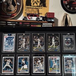 Dodgers Topps Baseball Card Frame 