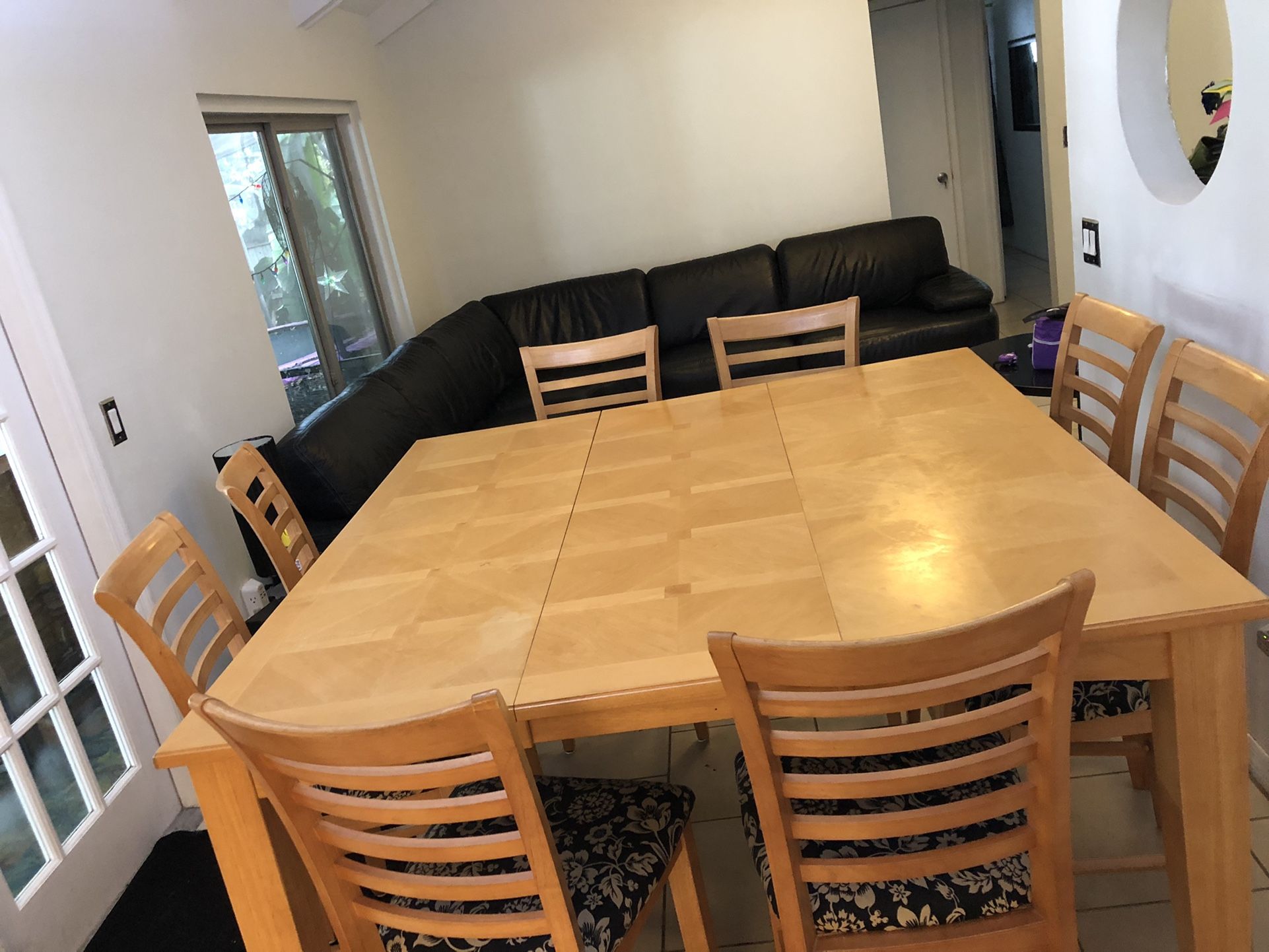 Counter Height Dining Table And Chairs For 6 Or 8 