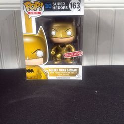 Funko Pops Golden Midas Batman Only At 