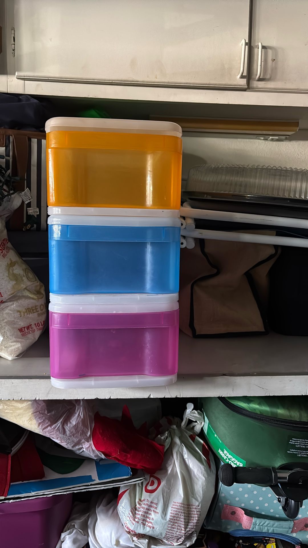3 Stack Plastic Organizing Drawers