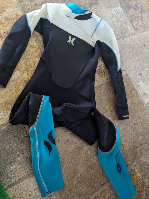 HURLEY FUSION 302 CHEST ZIP FULL WETSUIT 3:2 YOUTH 10