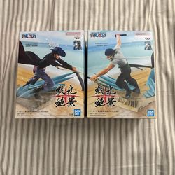 One Piece Zoro vs Mihawk Figures