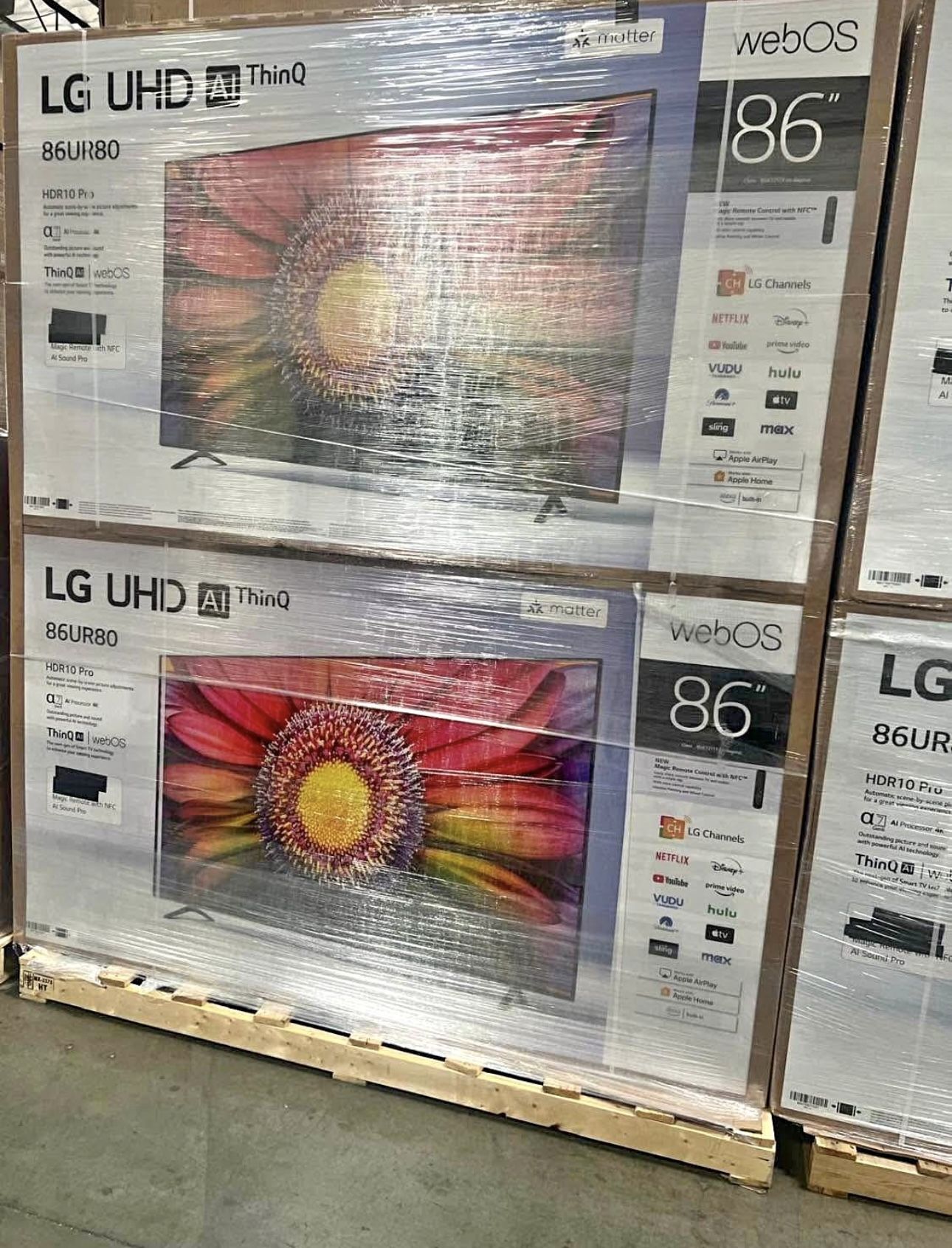 86” Lg UHD Smart 4K Tv 120Hz UR8000