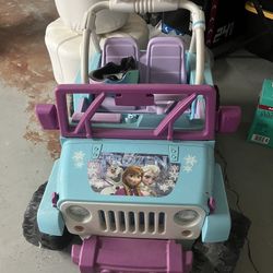 Frozen Jeep electric vechicle