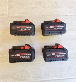 Milwaukee 18V FORGE Battery 8.0. (EACH )