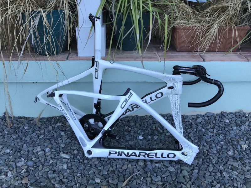 Chinarello Pinarello frame new full carbon road bike frame with used fork and seatpost