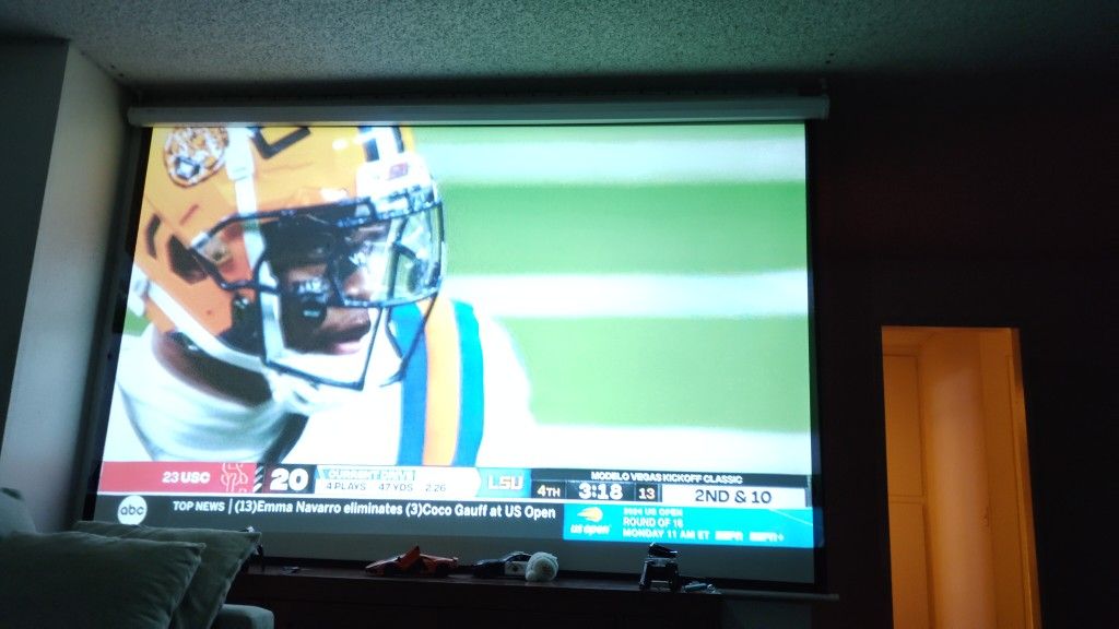 Brand New Led HDMI USB VGA Pro Model White Projector