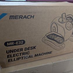 Merach Mr E32 Under Desk Electric Elliptical Machine new 