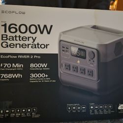 Ecoflow River 2 Pro Battery Generator