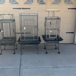 3 Birds Cages 
