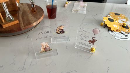 Baby shower signs